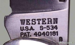 Coltello Western S-534  Made USA Vintage
