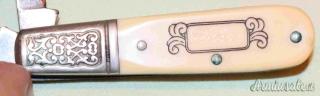 AFFARE Coltellino Scharade Scrimshaw Usa vintage