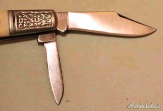 AFFARE Coltellino Scharade Scrimshaw Usa vintage