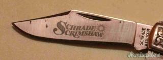 AFFARE Coltellino Scharade Scrimshaw Usa vintage