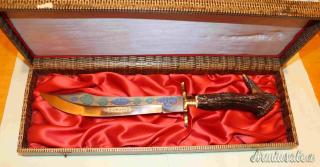 Coltello Indiana Maniago Damasco