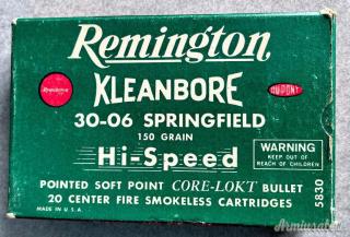Scatole complete di cartucce Remington e Western Cal. 30-06