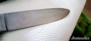 WW2 Coltello HITLERJUGEND TRANSIZIONALE Germania 1938 con MOTTO (!!!) 100% ORIGINALE INTOCCATO