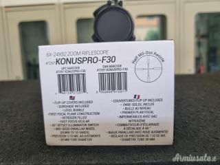 Konus F30 6-24X52 Reticolo Mil Dot ILL. FFP