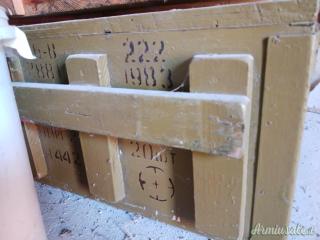 Cassa legno sovietica per trasporto fucili Mosin Nagant