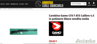 Gamo cfx45 4.5/.177 - Prezzo aggiornato.