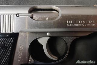 WALTHER PPK-S INOX CAL. 380 AUTO (9 CORTO), DOPPIO CARICATORE. SOLO TEL.