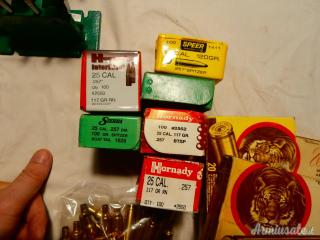 cedo varii bossoli cal 257 Wotherby e diverse palle cal 257/25
