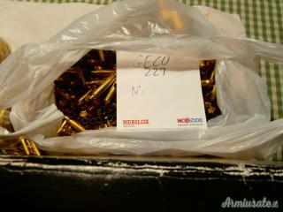 cedo palla Lapua sierra ,Nosler Hornady e PPU , bossoli per cal.223