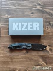 coltello tascabile Kizer Phoca damasco