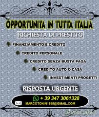 Soluzioni di finanziamento rapide e affidabili Email: miriosera1977@gmail.com