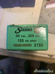 Vendo palle da tiro cal.308