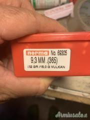 Vendo palle Norma cal.9,3 / .366