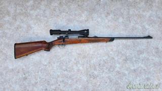 Carabina Dumoulin Pirsch cal 7 remington con Swarovski habicht 3-10x42 completo di valigetta