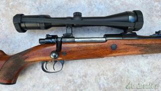 Carabina Dumoulin Pirsch cal 7 remington con Swarovski habicht 3-10x42 completo di valigetta