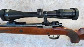 Carabina Dumoulin Pirsch cal 7 remington con Swarovski habicht 3-10x42 completo di valigetta