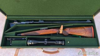 Carabina Rigby Stalker cal 7x57 mauser ottica Zeiss Diavari completa di valigetta