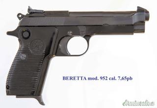 Beretta 952 4 tipo 7.65x22mm Parabellum  |  7.65x22mm Luger  | .30 Luger