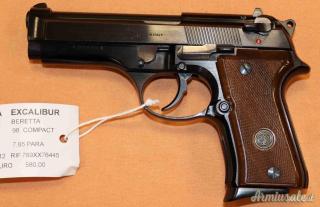 Pistola Beretta 98 Compact Cal. 7,65 Para