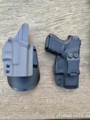 Glock 26 quarta gen doppia canna 9x21 + 9x19 8 caricatori 2 fondine
