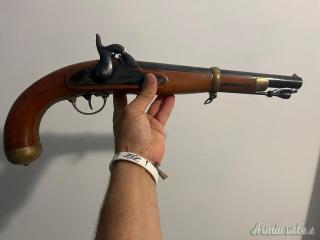 Pistola e fucile d'epoca avancarica