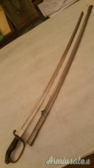 Katana militare dell'esercito nipponico da artigliere