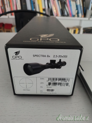 GPO spectra 8x 2,5-20x50i illuminato pari al nuovo