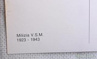 Rara cartolina commemorativa del XXXIV° BATTAGLIONE CC.NN. D’ASSALTO “SAVONA” (2^ ristampa)