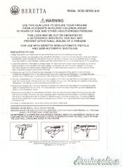 lucchetto per armi gun lock Beretta