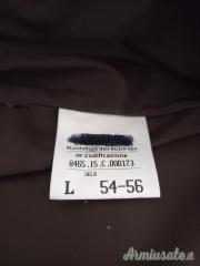 completo impermeabile mimetica con giacca imbottita e pantaloni con bretelle. taglia 54-56