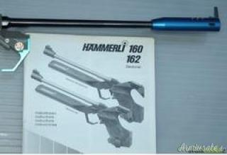 hammerli 160 pistola libera .22 LR Long Rifle