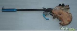 hammerli 160 pistola libera .22 LR Long Rifle