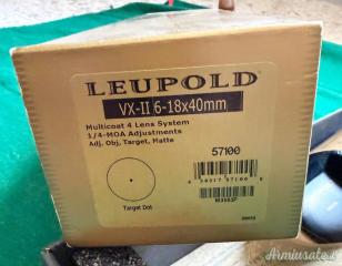 Leupold VX II 6-18x40 fine crosshair dot