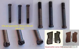 PER SIG P 210 VITE per Guancette