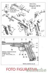 per pistola Baikal Margolin Kal.22 lr