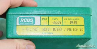 Dies Rcbs Cal.9 X18--9 Ultra--9 Police