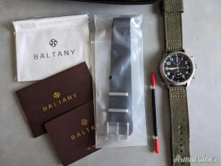 Orologio Baltany Vintage Military Style Quartz Chronograph
