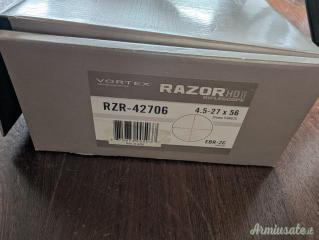 VORTEX RAZOR HD GEN 2 4.5-27x56 reticolo EBR-2C mrad