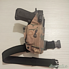 Fondina kydex MULTICAM per pistola Beretta serie 92 Destra