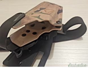 Fondina kydex MULTICAM per pistola Beretta serie 92 Destra