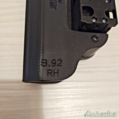 SET Fondina RH Ghost III Polimero livello 2 da cinturone per Beretta serie 92