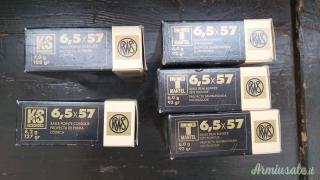Cartucce RWS cal. 6,5 x 57