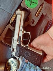 Pistola Beretta 92fs Co2 inox cal 4.5mm con scatola