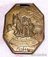 Distintivo “a ciondolo” o placchetta commemorativa di Reparto del “II GEBIRGSJÄGER-REGIMENT 297”