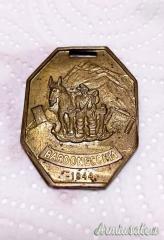 Distintivo “a ciondolo” o placchetta commemorativa di Reparto del “II GEBIRGSJÄGER-REGIMENT 297”