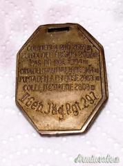 Distintivo “a ciondolo” o placchetta commemorativa di Reparto del “II GEBIRGSJÄGER-REGIMENT 297”