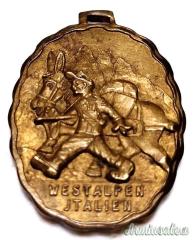 Distintivo “a ciondolo” di Reparto del “LEICHTE KOLONNE GEBIRGSJÄGER REGIMENT 100”