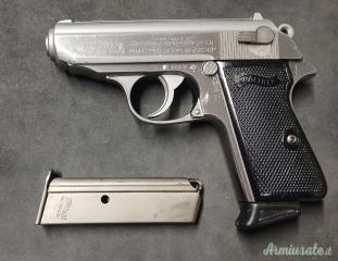 WALTHER PPK-S INOX CAL. 380 AUTO, DOPPIO CARICATORE. SOLO TEL., NO MAIL
