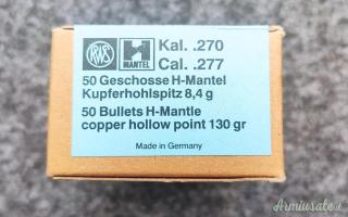 RWS PALLE 270 H-MANTEL 130GRS #2145995