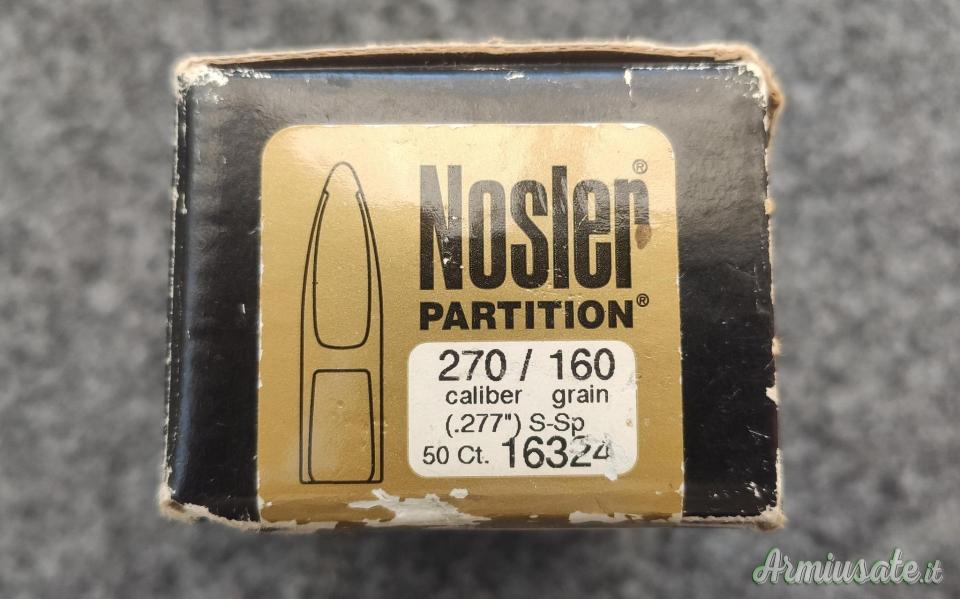 NOSLER CAL. 270 PARTITION 160 GRS #16324
